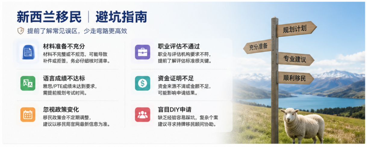 新西兰移民主流途径、申请条件、避坑指南,鑫海移民老牌资质机构帮你高效促签