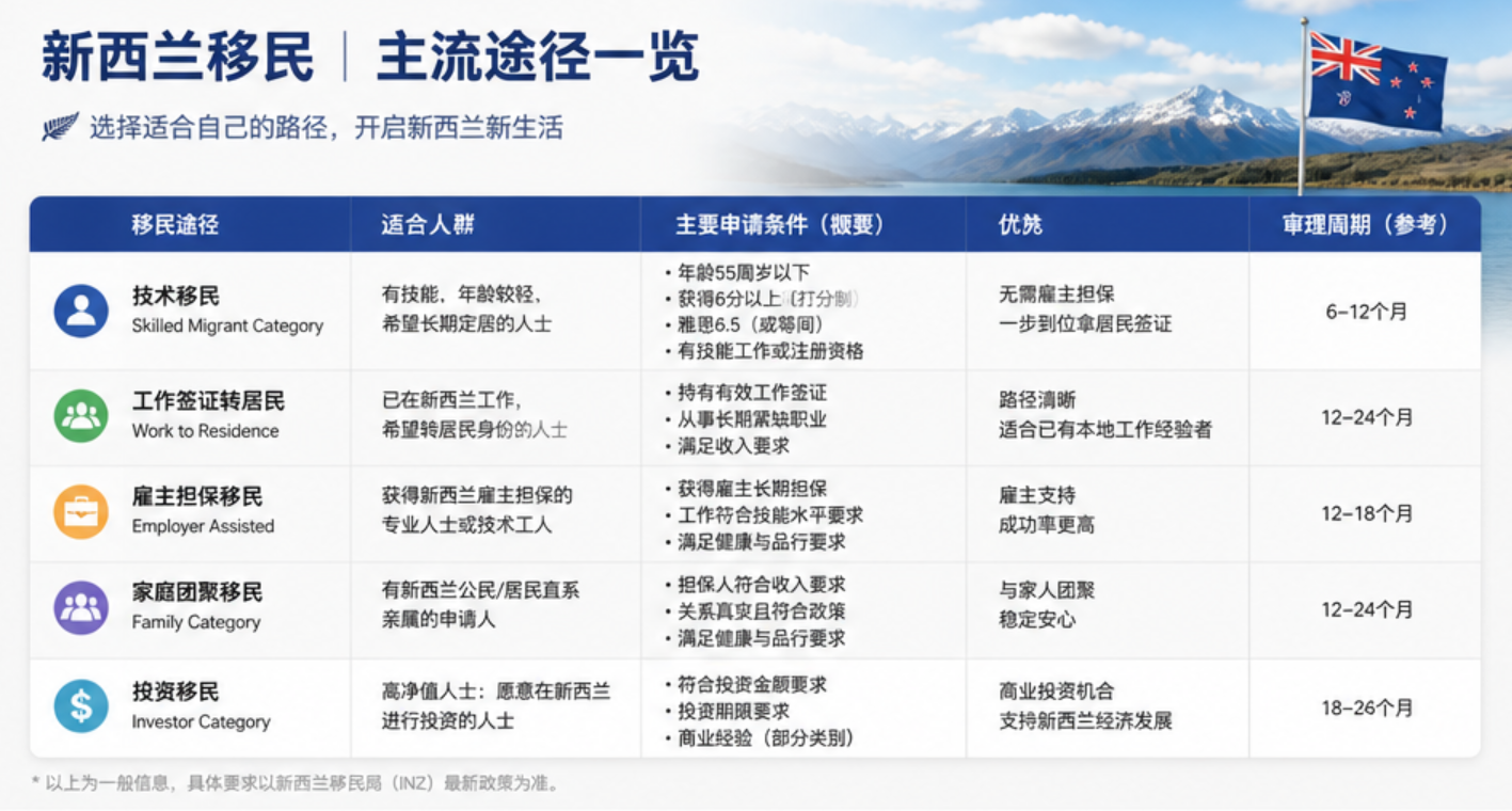 新西兰移民