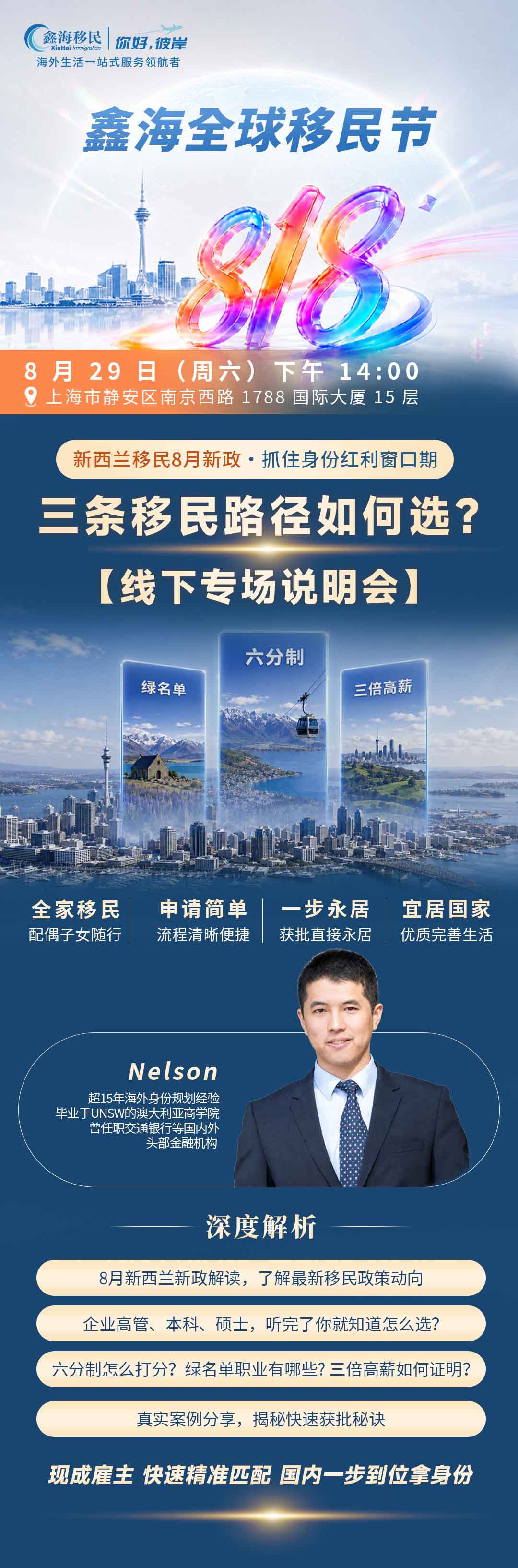 鑫海移民上海移民公司
